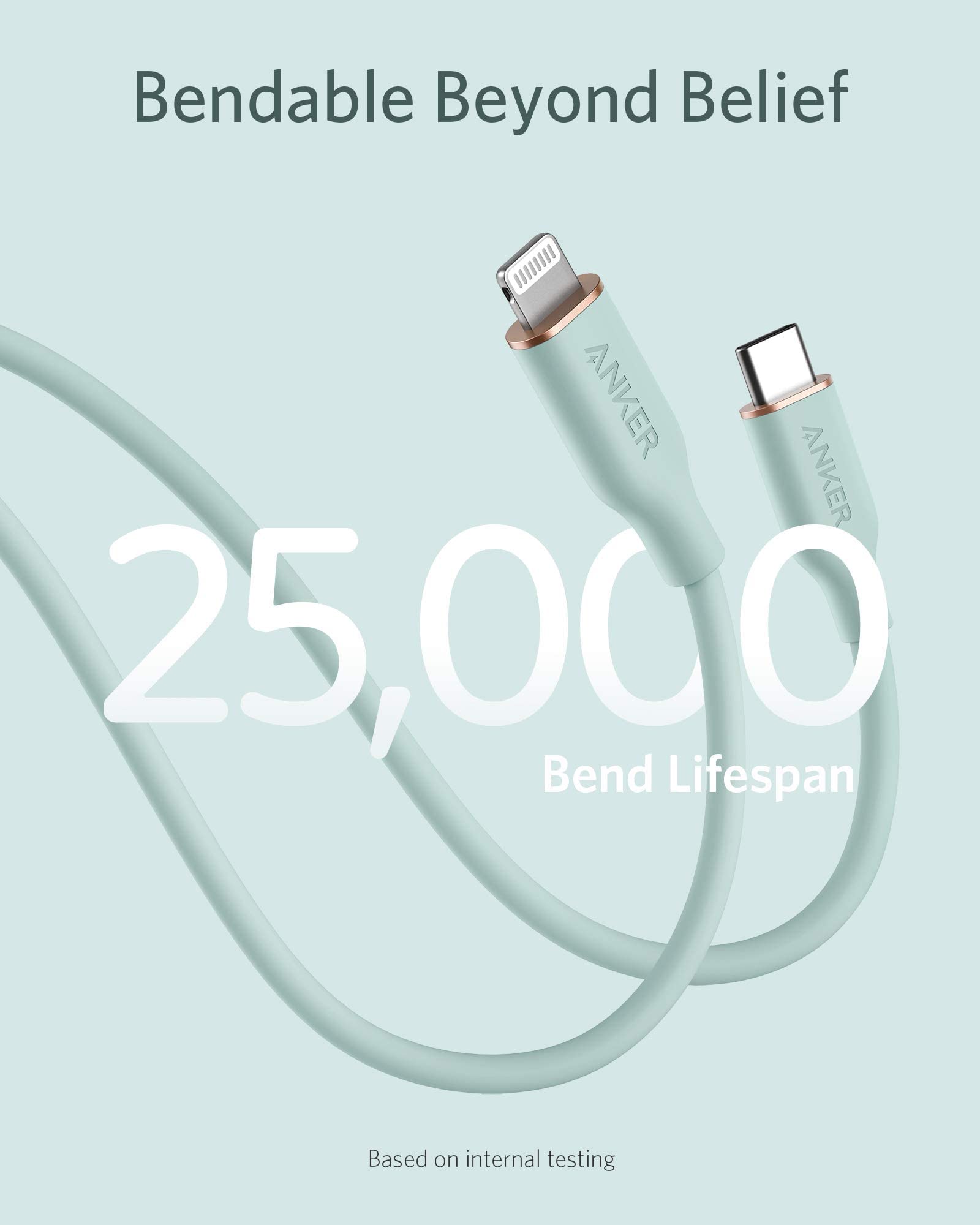 Refurbished 641 USB-C to Lightning Cable (Flow, Silicone) A2
