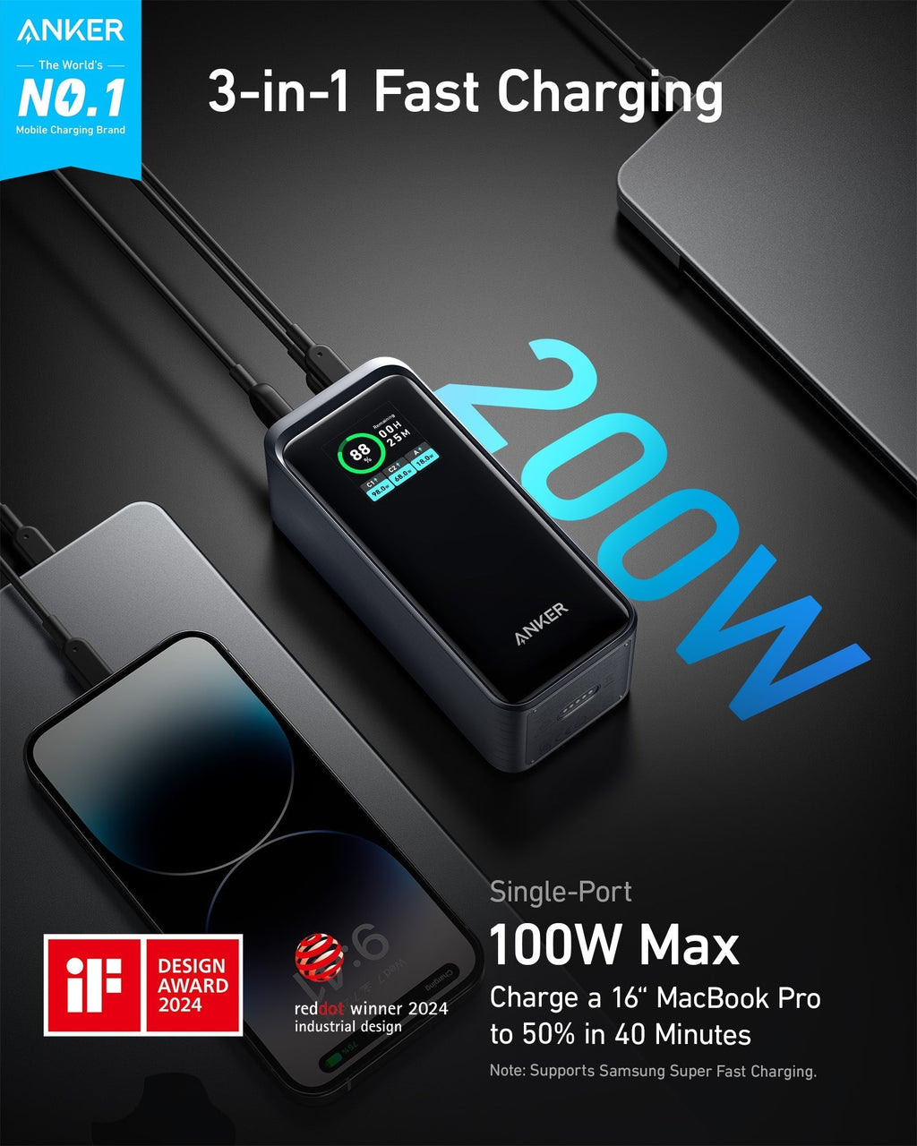 Prime Power Bank (20K, 200W) A5