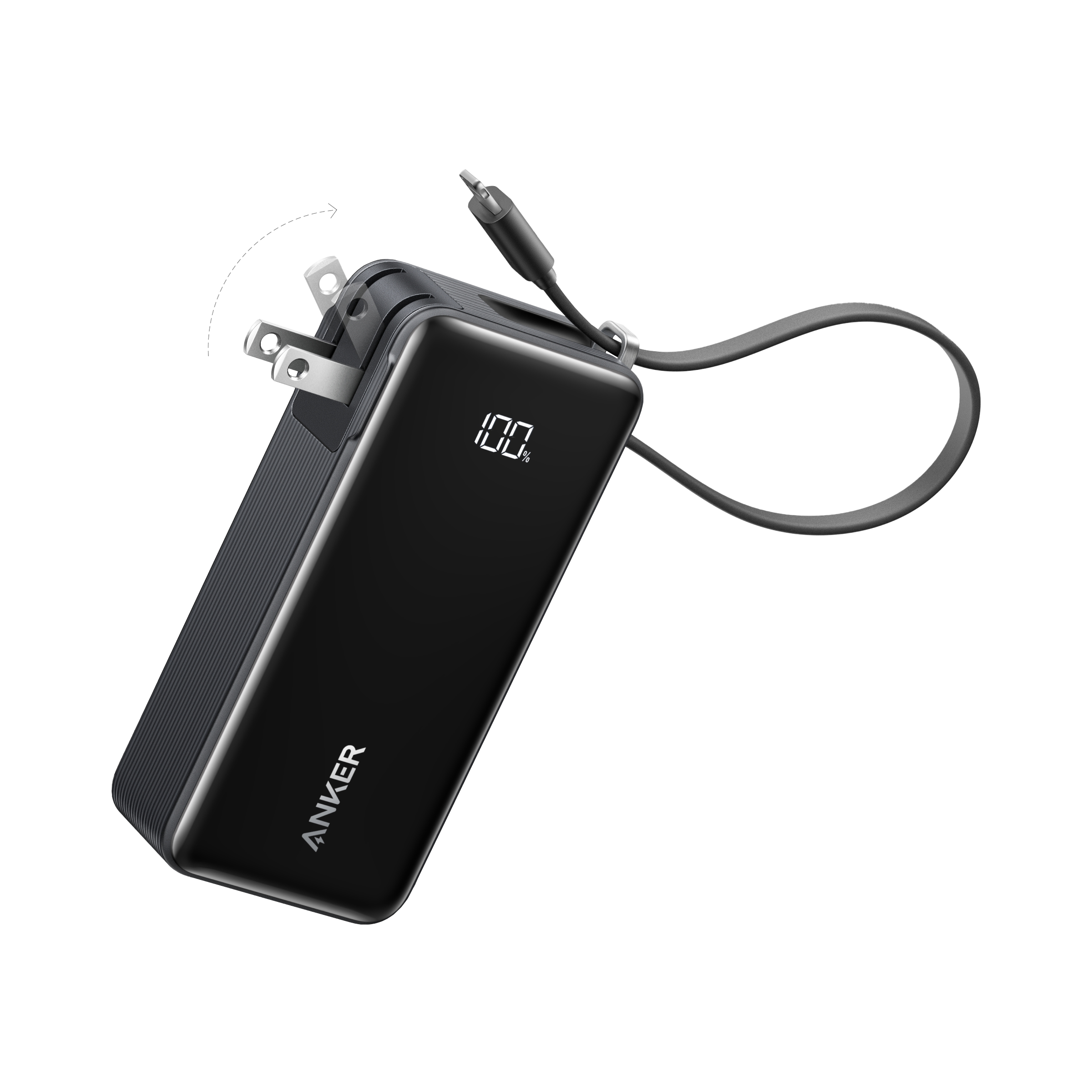 Power Bank (10K, Fusion, Built-In Cable) O7