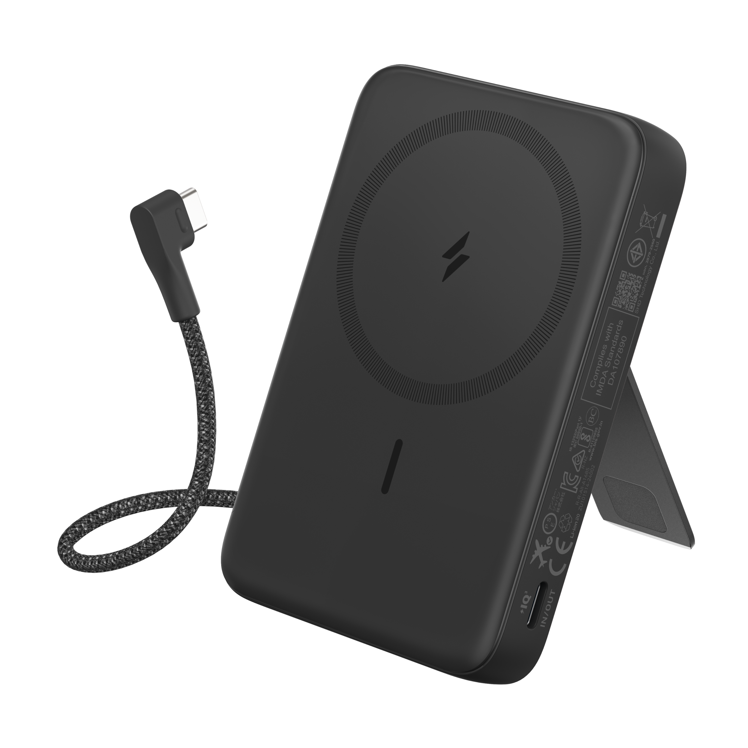Zolo Magnetic Power Bank (10K, 30W, Built-in USB-C Cable) P3