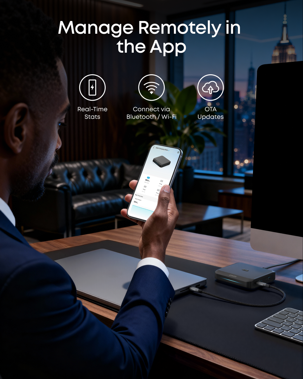 Prime Charging Base (150W, 3 Ports) T1
