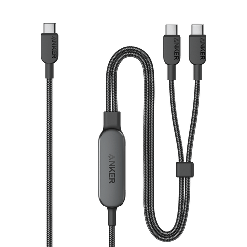 140W 2-in-1 USB-C to USB-C Cable Y0