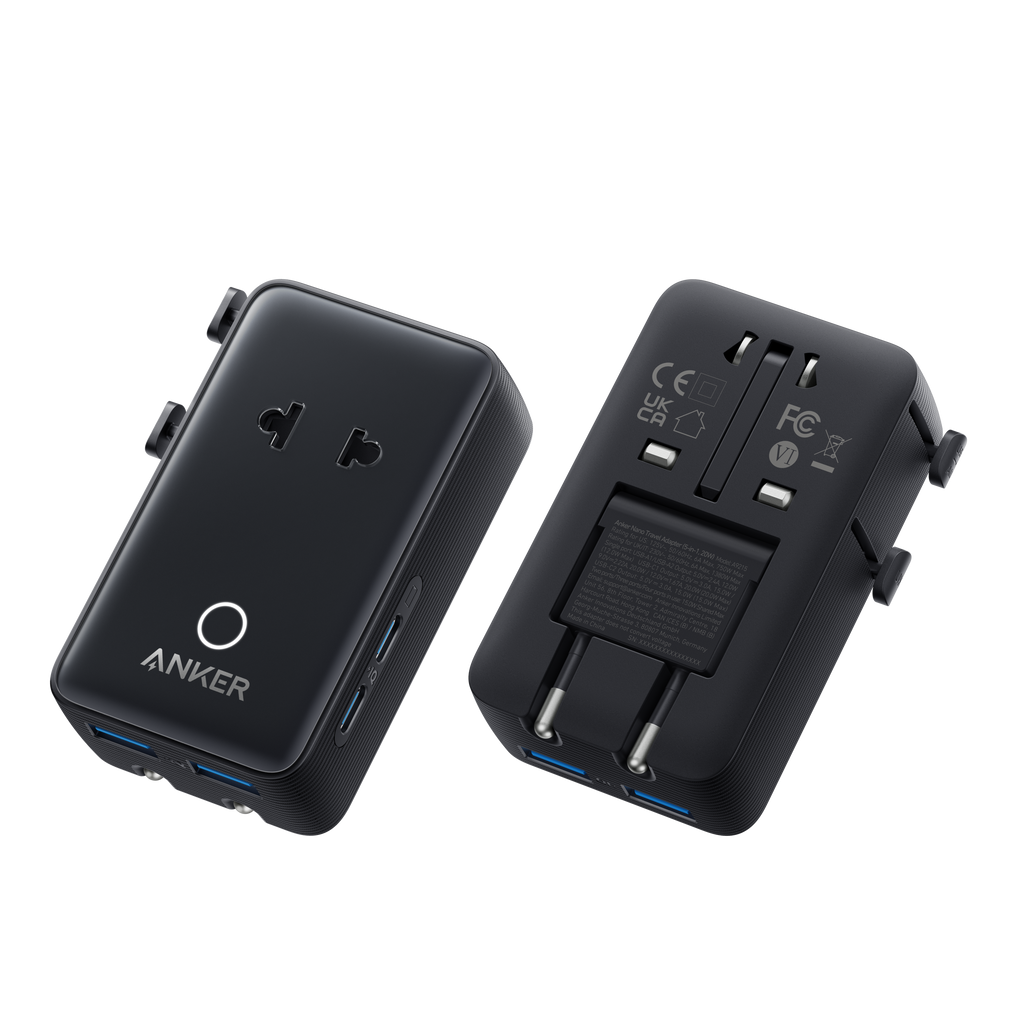 Nano Travel Adapter (5-in-1, 20W, 1-Pack) W3