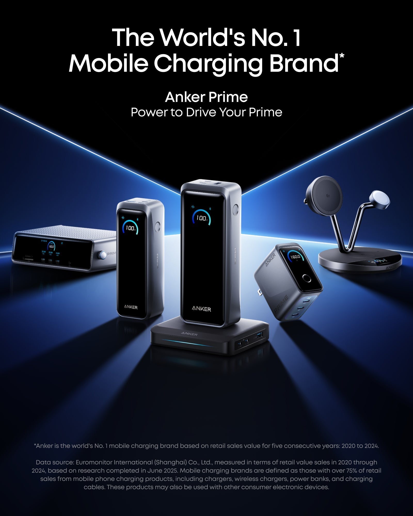 Prime Power Bank (26K, 300W) with Charging Base U4