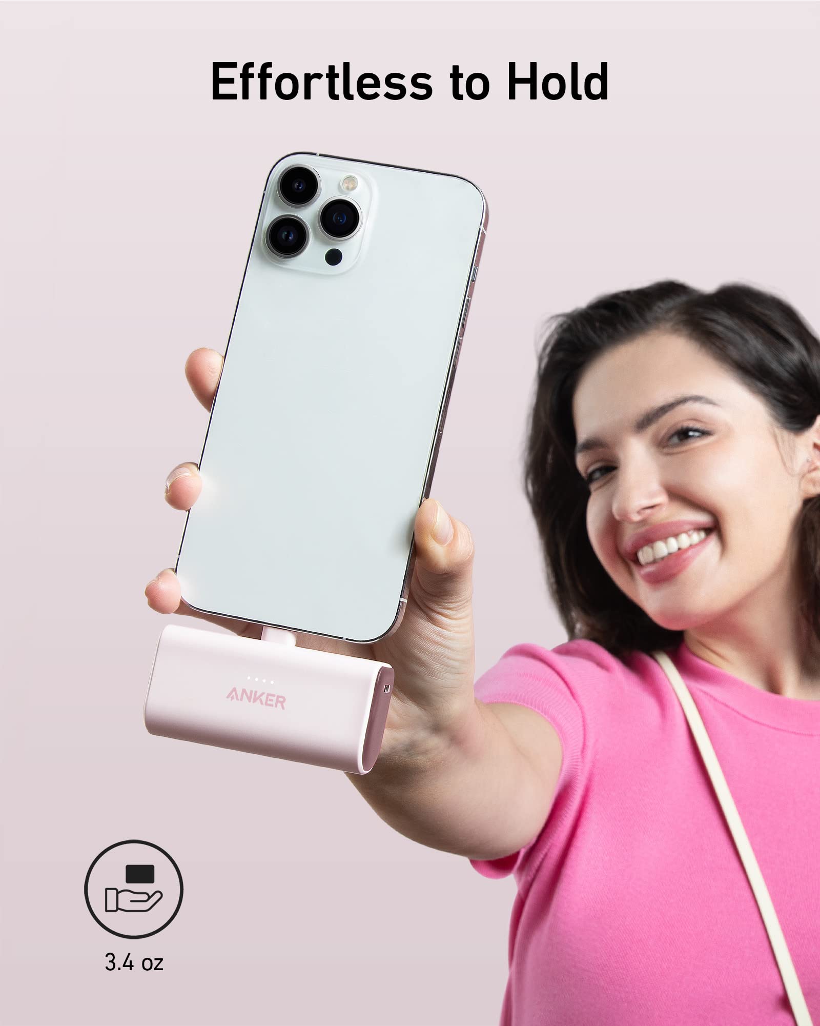 Nano Power Bank (12W, Built-In Lightning Connector)-boa P0